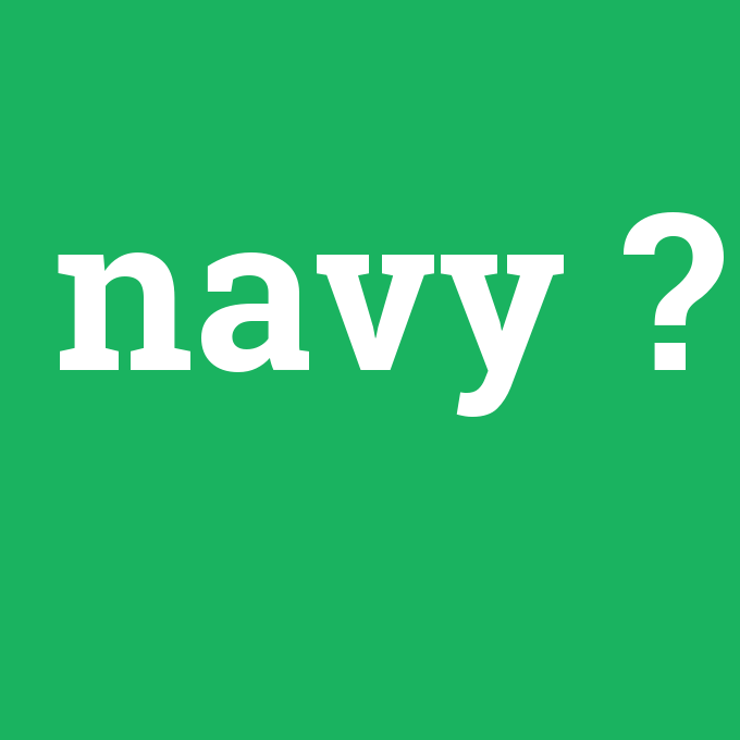 navy, navy nedir ,navy ne demek