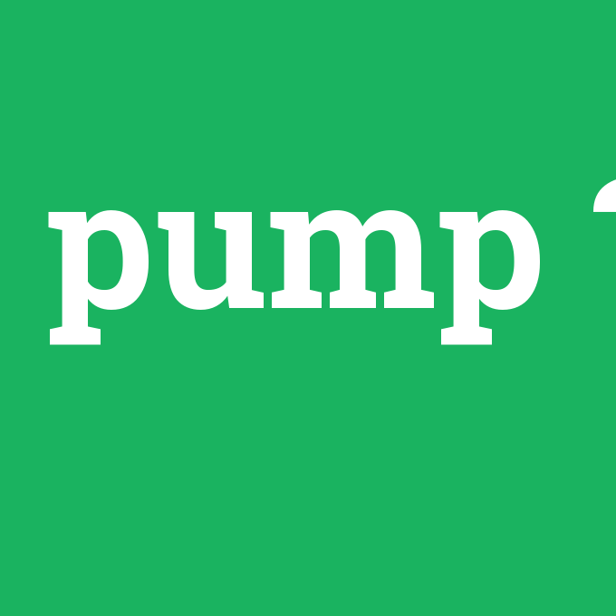 pump, pump nedir ,pump ne demek