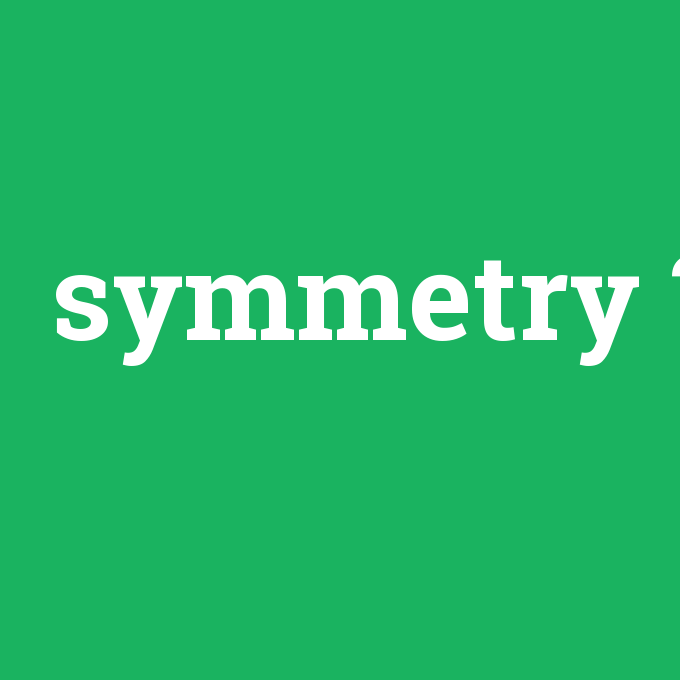 symmetry, symmetry nedir ,symmetry ne demek