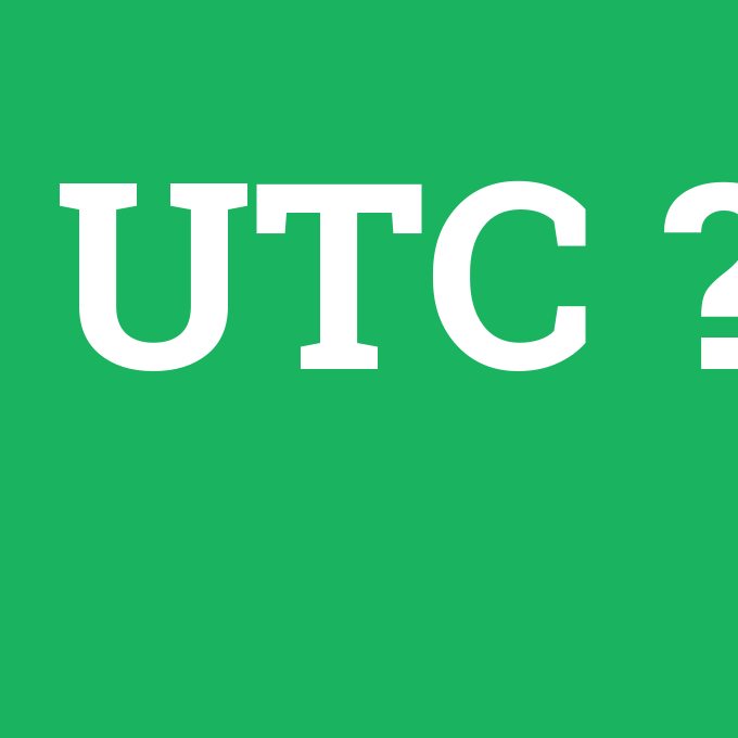 UTC, UTC nedir ,UTC ne demek