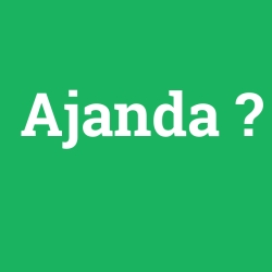 Ajanda