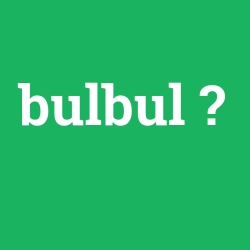 bülbül