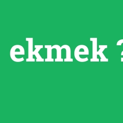 ekmek