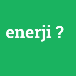 enerji