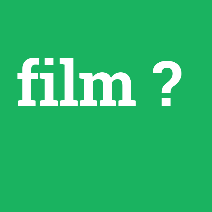 film foto galeri