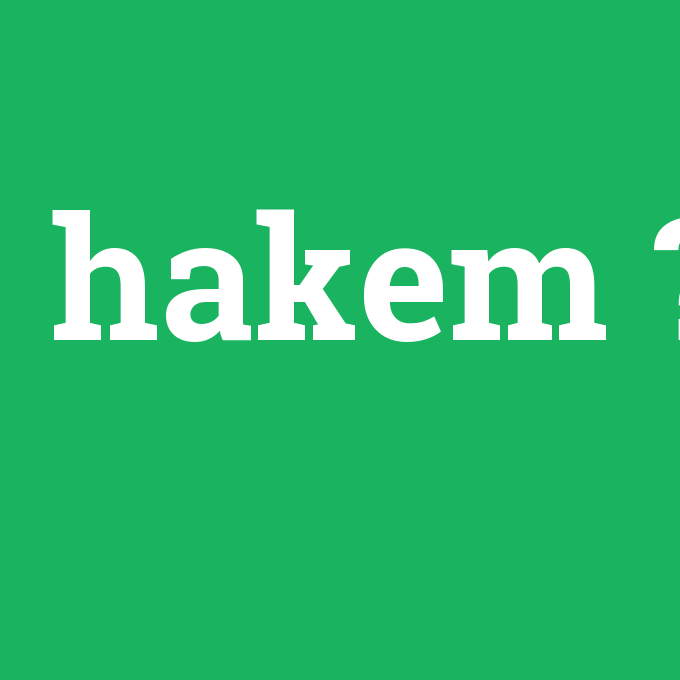 hakem