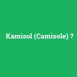 Kamisol (Camisole)