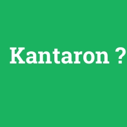 Kantaron