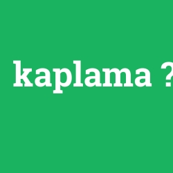 kaplama