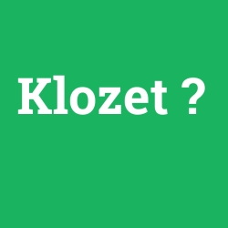 Klozet