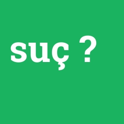 suç