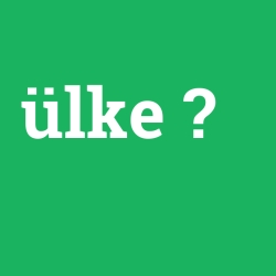 ülke