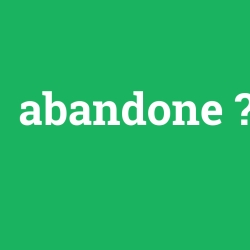 abandone