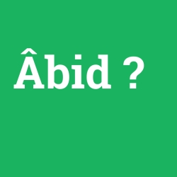 Âbid