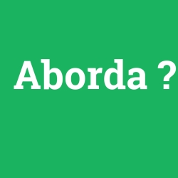 Aborda
