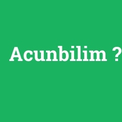Acunbilim foto galeri