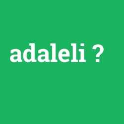 adaleli foto galeri