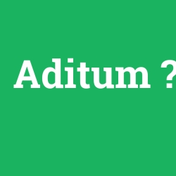 Aditum