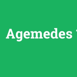 Agemedes foto galeri