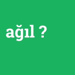 ağıl