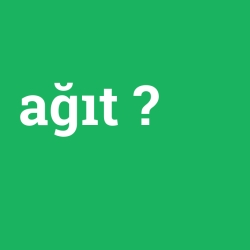 ağıt