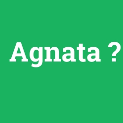 Agnata foto galeri