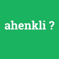 ahenkli