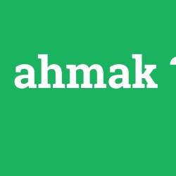 ahmak foto galeri