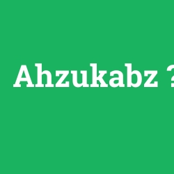 Ahzukabz foto galeri