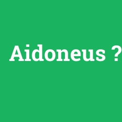Aidoneus