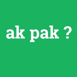 ak pak