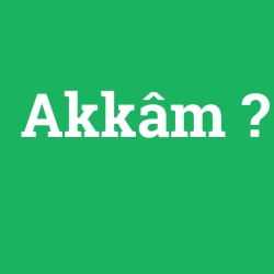Akkâm