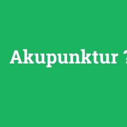 Akupunktur