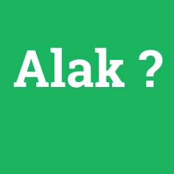 Alak foto galeri