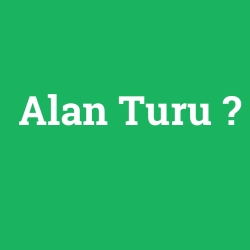 Alan Turu