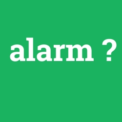 alarm