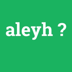 aleyh