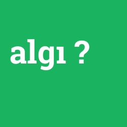 algı