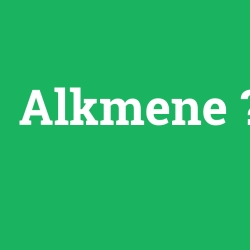 Alkmene foto galeri