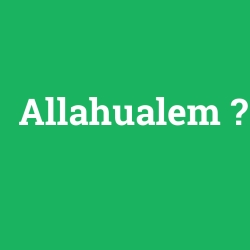 Allahualem