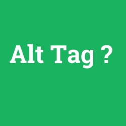 Alt Tag