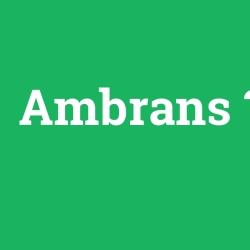 Ambrans
