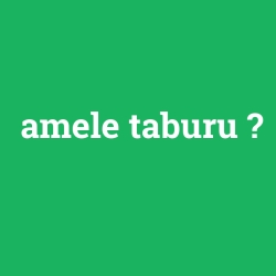 amele taburu