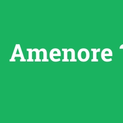 Amenore foto galeri