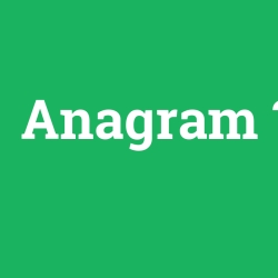 Anagram foto galeri