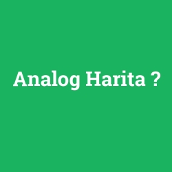 Analog Harita