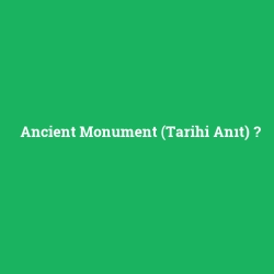 Ancient Monument (Tarihi Anıt)
