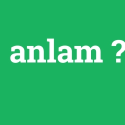 anlam