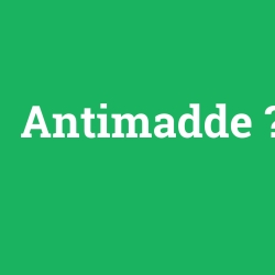 Antimadde