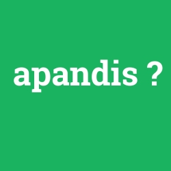 apandis foto galeri